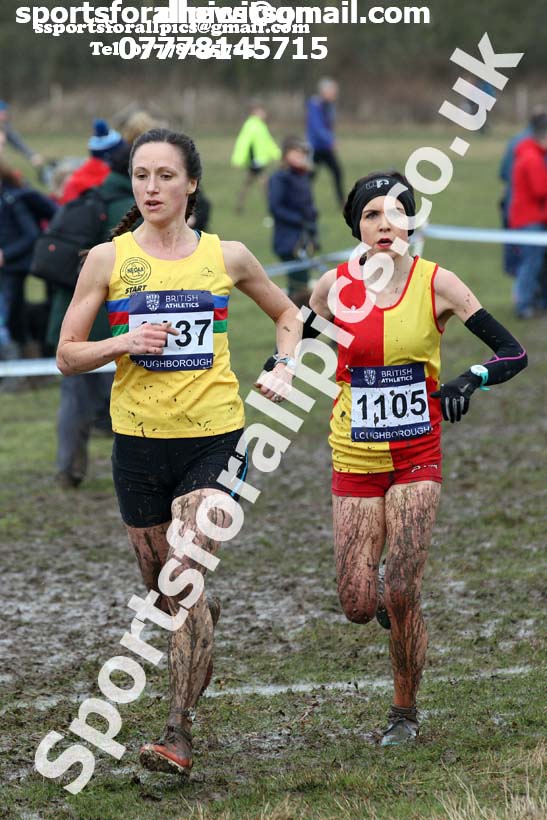 Senior womens 2018 British Inter Counties Cross Country Champs., Prestwold Hall, Loughborough. Photo: David T. Hewitson/Sports for All Pics